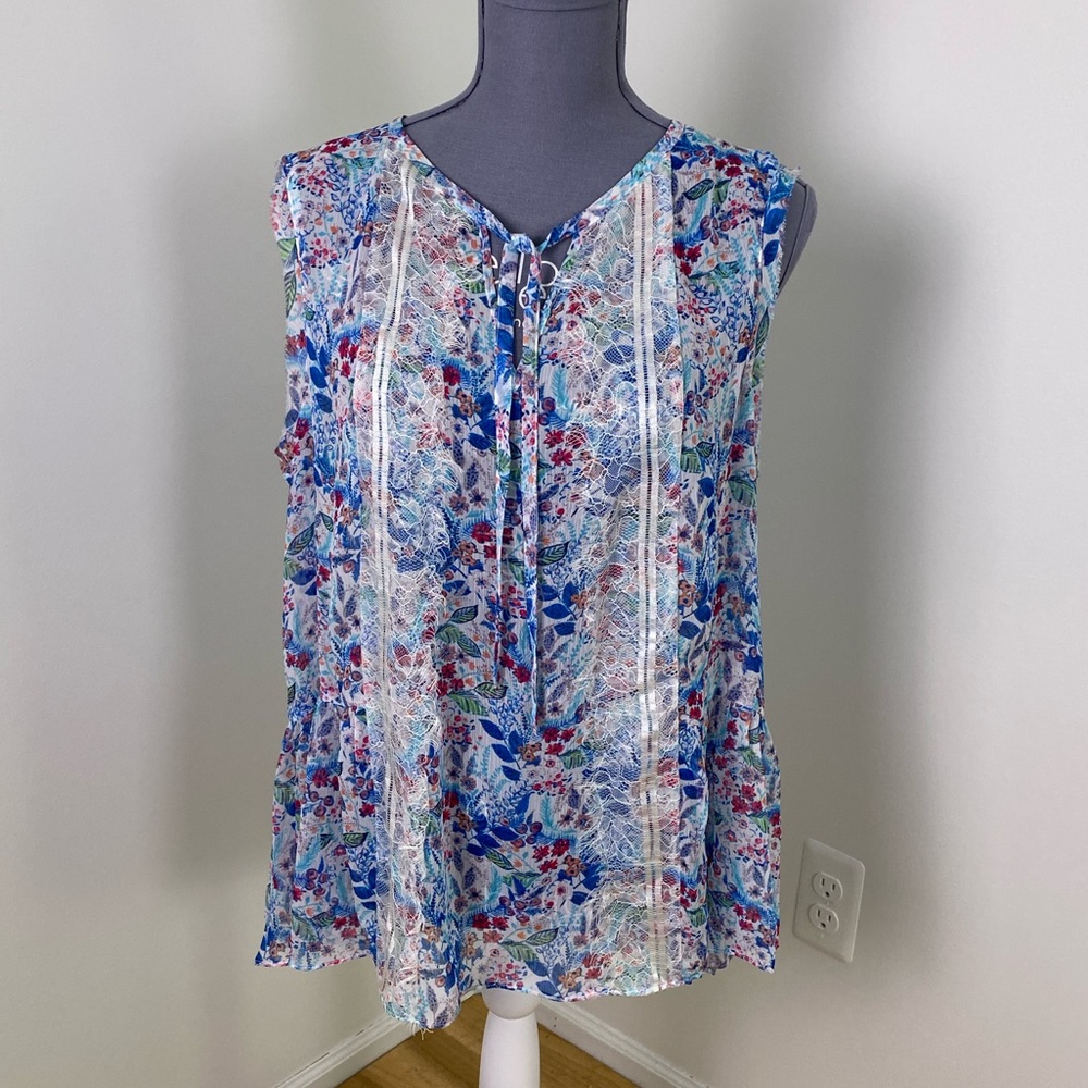 NWT Lauren Conrad kohl’s sleeveless blouse xl